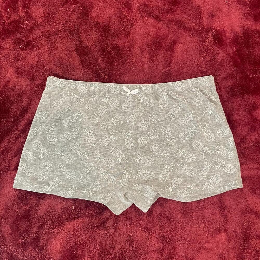 Gray Pijama Shorts